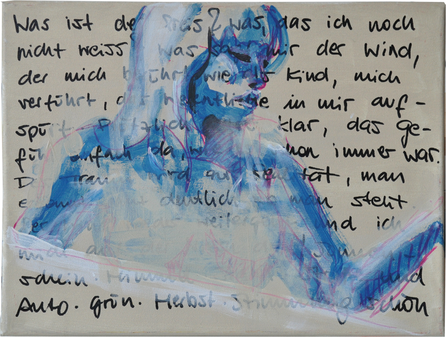 Joja | Johanna Mayr-Keber 2004 Edding + Acyl on Canvas