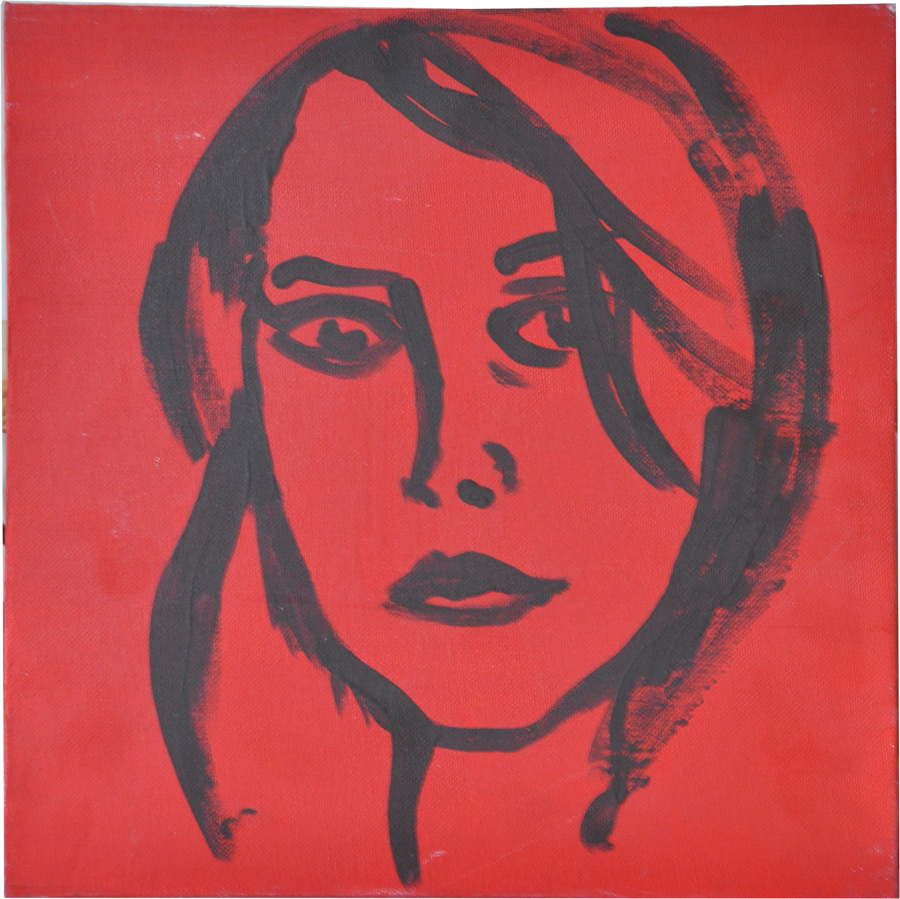 Joja | Johanna Mayr-Keber 2007 Red and Brown Portrait