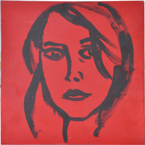 Joja | Johanna Mayr-Keber 2007 Red and Brown Portrait