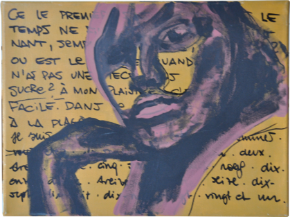 Joja | Johanna Mayr-Keber 2004 Edding + Acyl on Canvas